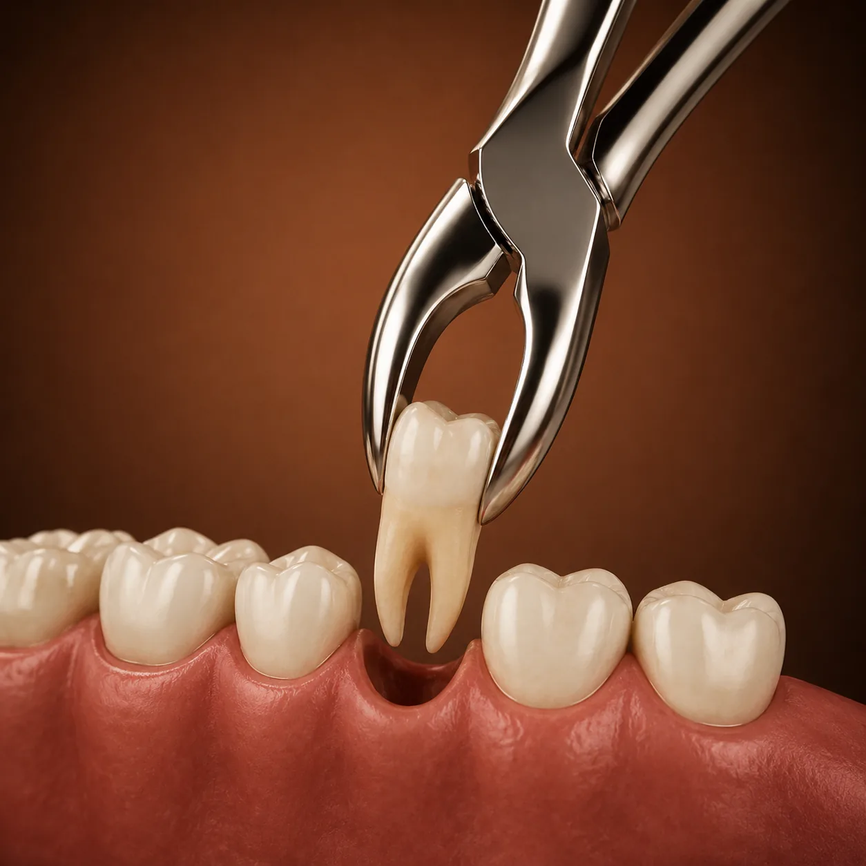 Extracție dentară simplă atraumatică la hiSmile Galați