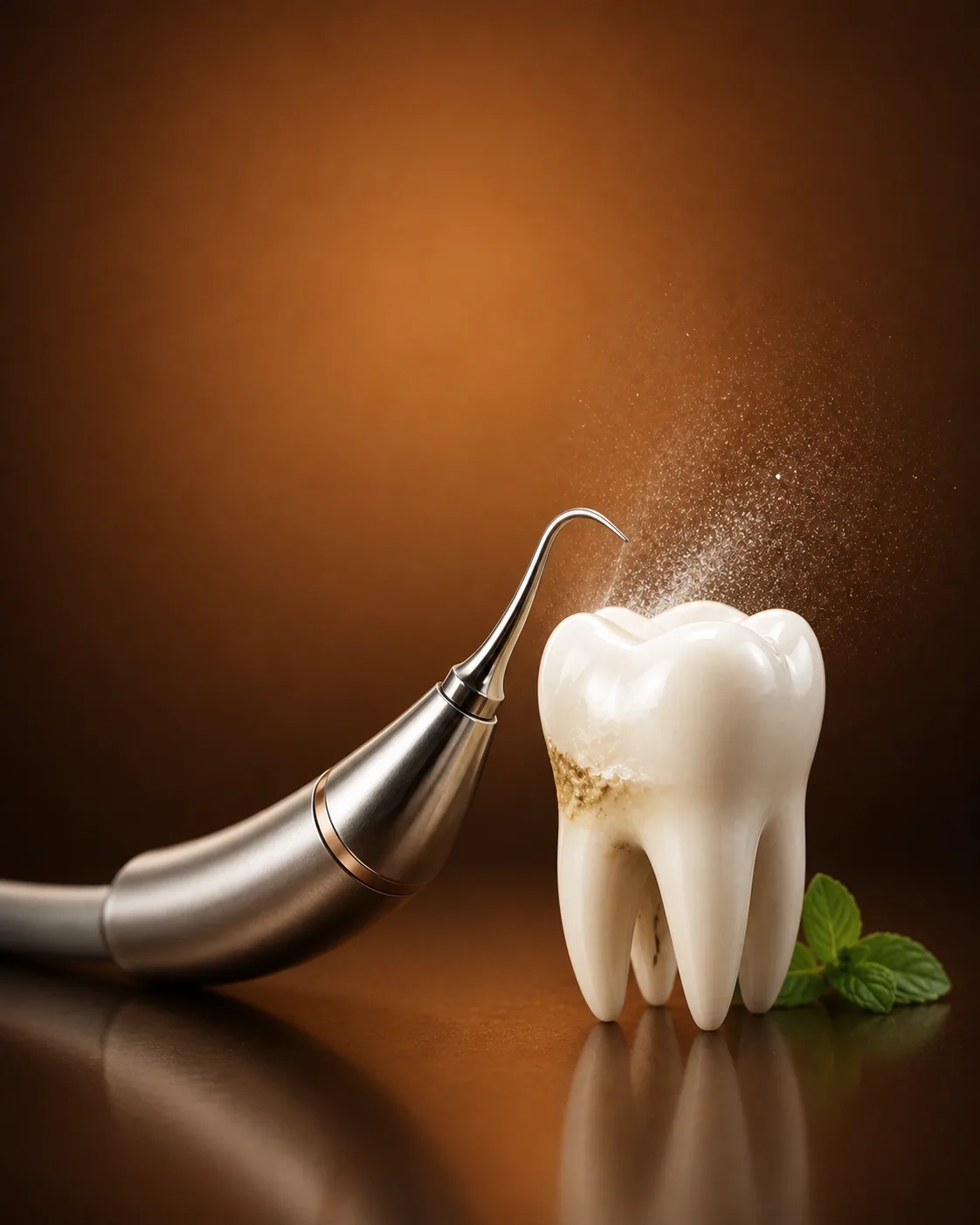 Periaj profesional după detartraj dentar