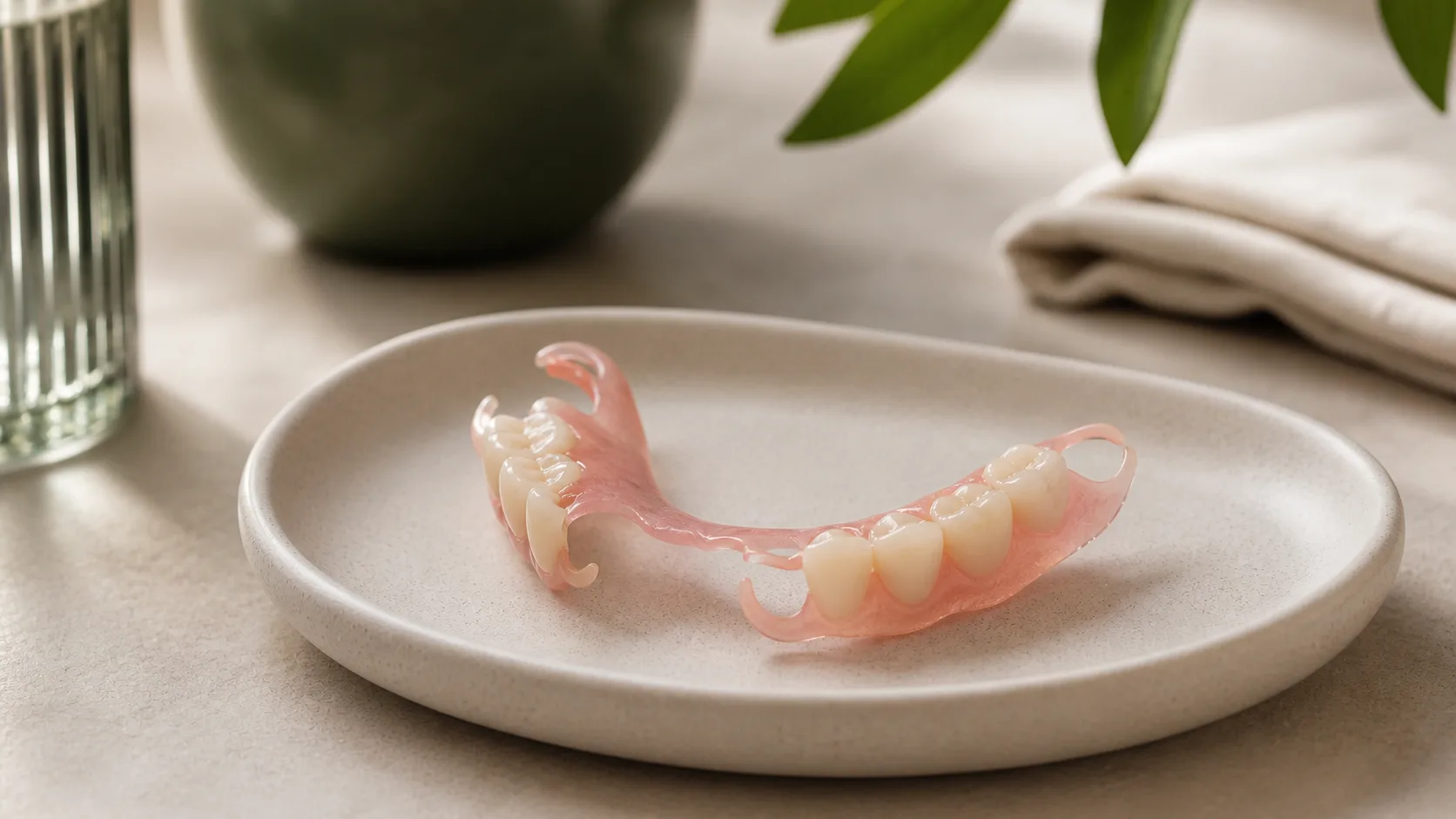 Proteză dentară flexibilă elastică la hiSmile Galați