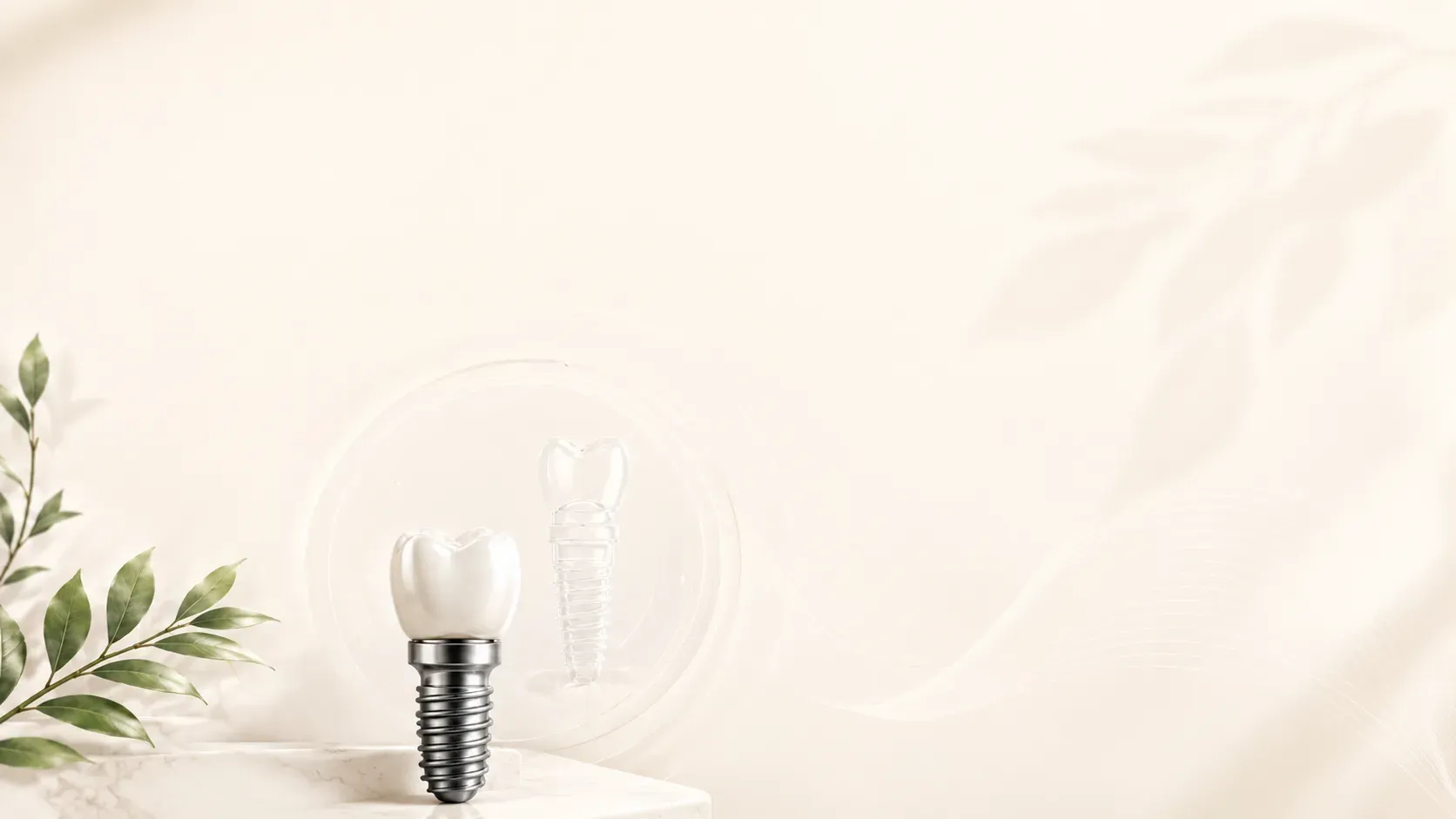 Implant dentar cu coroană: componentele unui dinte pe implant